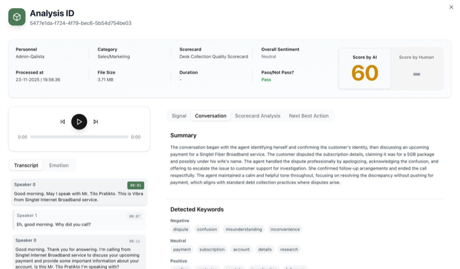 QAlista Platform Screenshot 1